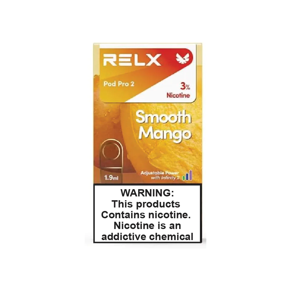 2NRV239 gladde mango - Vape bestseller RELX Pod Pro 2