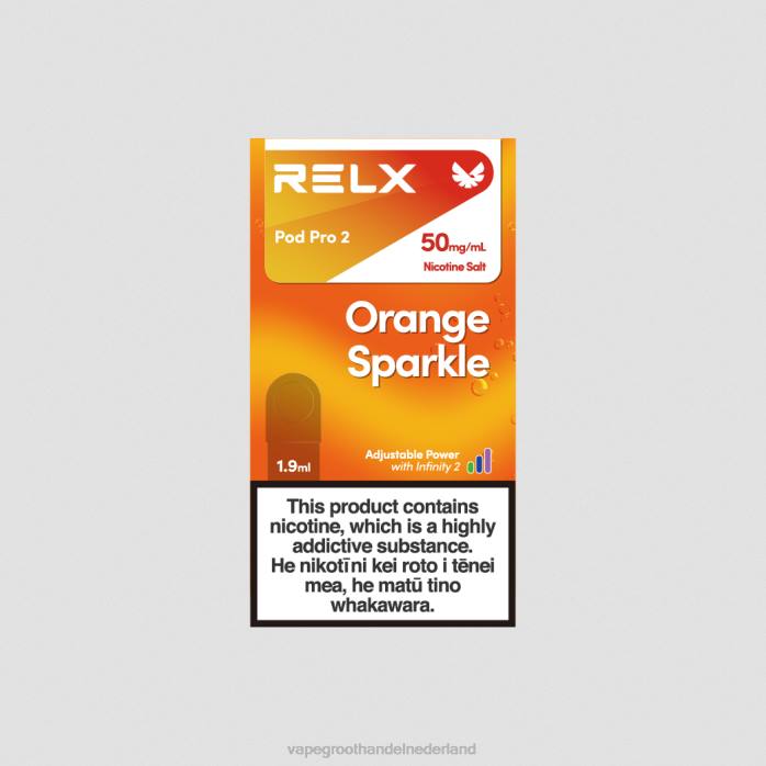 2NRV240 oranje schittering - groothandel Vape wegwerp RELX Pod Pro 2