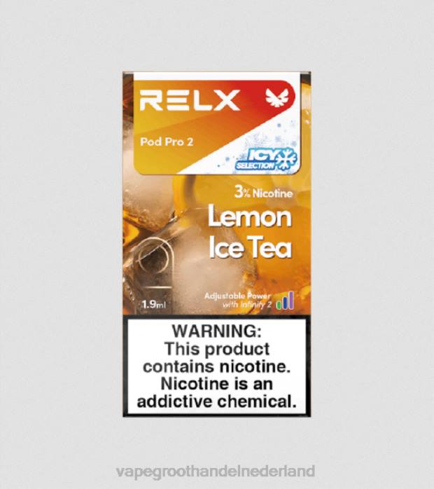 2NRV259 citroen ijsthee - Vape bestseller RELX Pod Pro 2