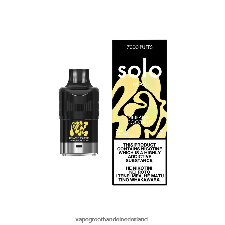 Groothandel Vape Wegwerp J4X8F475 - Solo MAX peul ananas kokosnoot