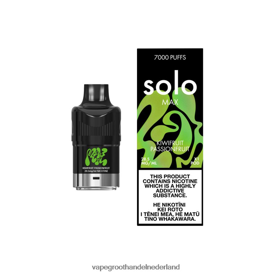 Vape Groothandel Amersfoort J4X8F490 - Solo MAX peul kiwi passievrucht
