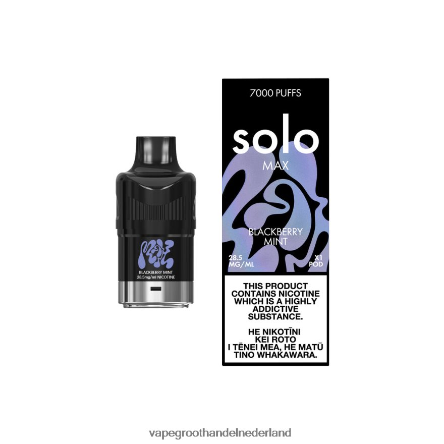 Vape Groothandel Nederland J4X8F473 - Solo MAX peul bramen munt