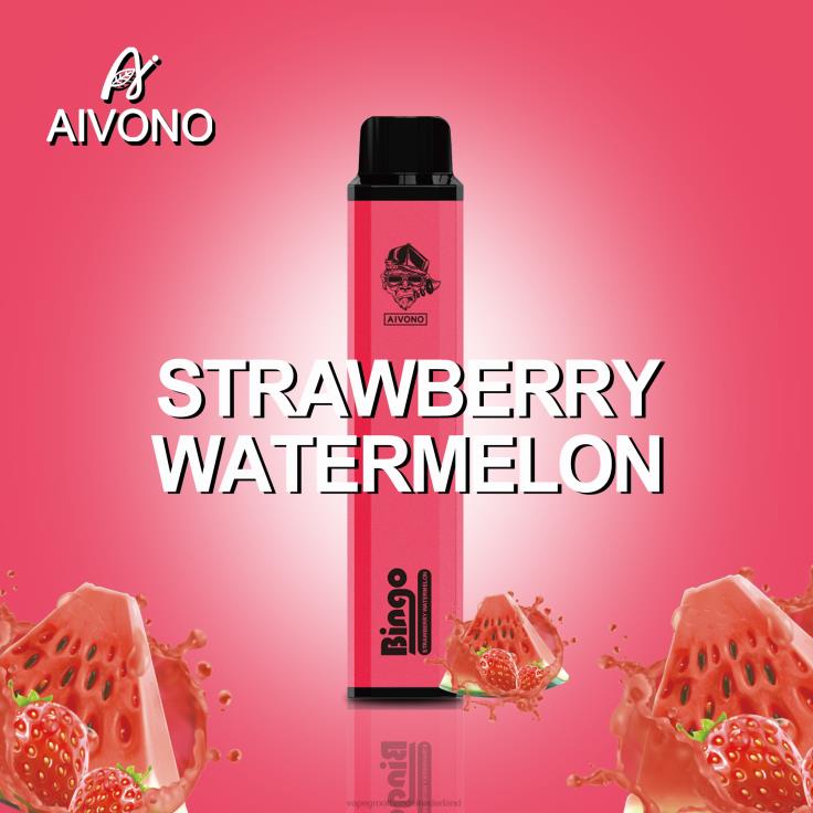 Aivono AIM BINGO 4000 aardbei watermeloen - TZFB4133 Vape Groothandel Inkoop