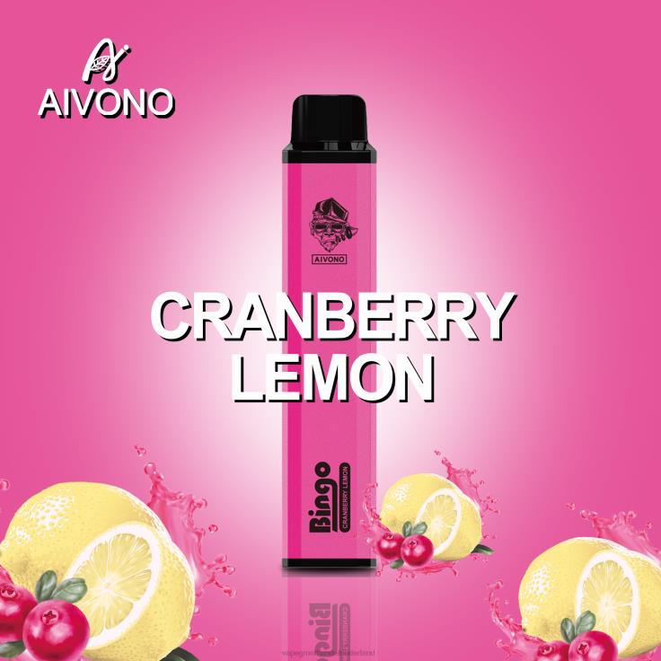 Aivono AIM BINGO 4000 cranberry citroen - TZFB4140 Vape Bestseller