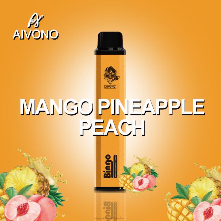 Aivono AIM BINGO 4000 mango ananas perzik - TZFB4136 Vape Amsterdam