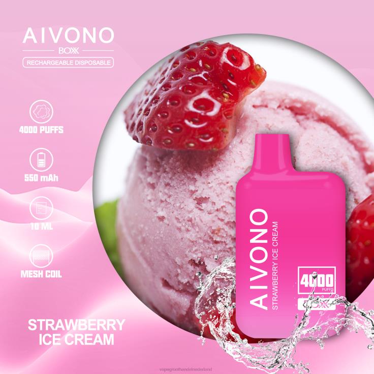 Aivono AIM BOXX 4000 aardbeienijs - TZFB4221 Vape Groothandel Inkoop