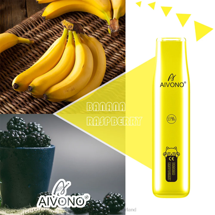 Aivono AIM CAT 400 banaan framboos - TZFB4334 Wegwerpbaar Vape