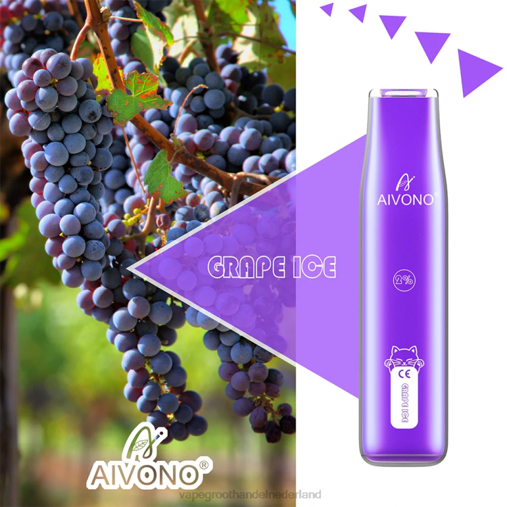 Aivono AIM CAT 400 druiven ijs - TZFB4337 Vape Groothandel Nederland