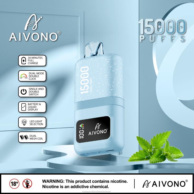 Aivono AIM magic 15000 koele munt - TZFB462 Wegwerpbaar Vape