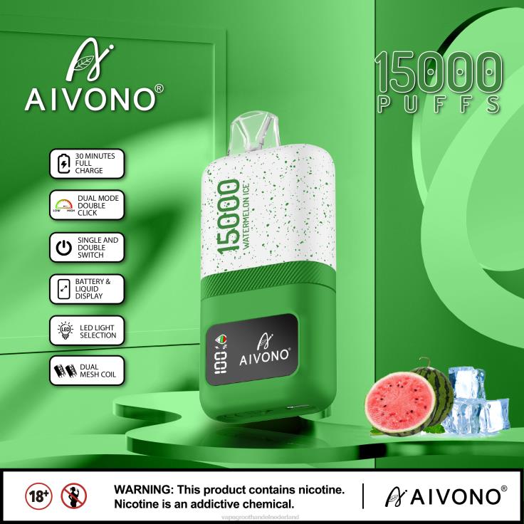 Aivono AIM magic 15000 watermeloen ijs - TZFB470 Wegwerpbaar Vape