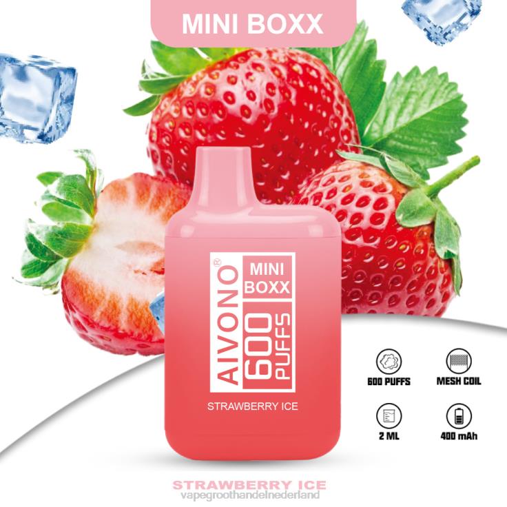 Aivono AIM MINI BOXX 600 aardbeien ijs - TZFB4236 Vape Bestseller