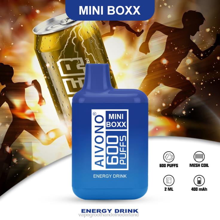 Aivono AIM MINI BOXX 600 energie drankje - TZFB4237 Vape Groothandel Inkoop