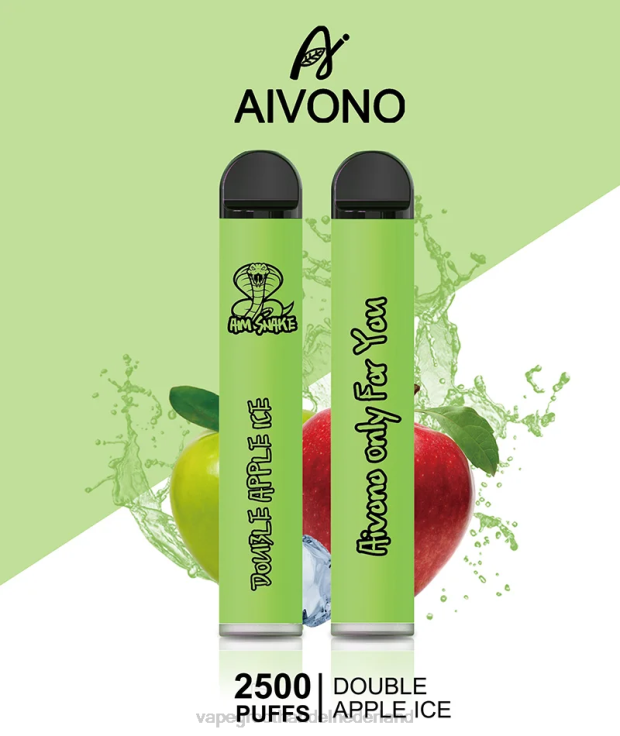 Aivono AIM SNAKE 2500 dubbel appelijs - TZFB4304 Vape Amsterdam
