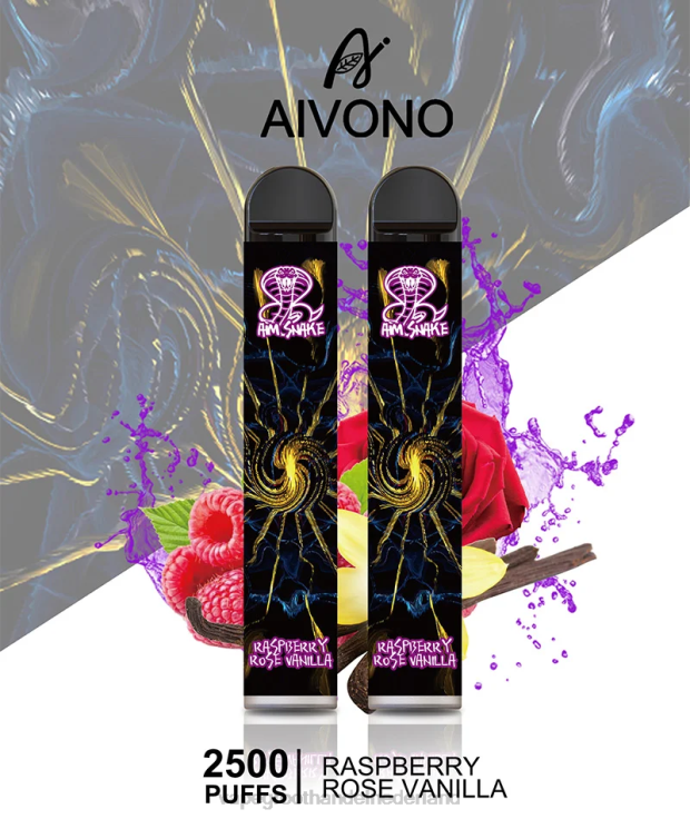 Aivono AIM SNAKE 2500 frambozenroos vanille - TZFB4317 Vape Groothandel Inkoop