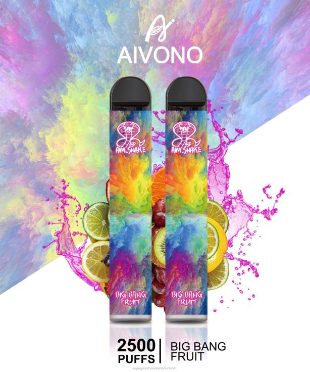Aivono AIM SNAKE 2500 grote knalfruit - TZFB4322 Vape Groothandel Amersfoort
