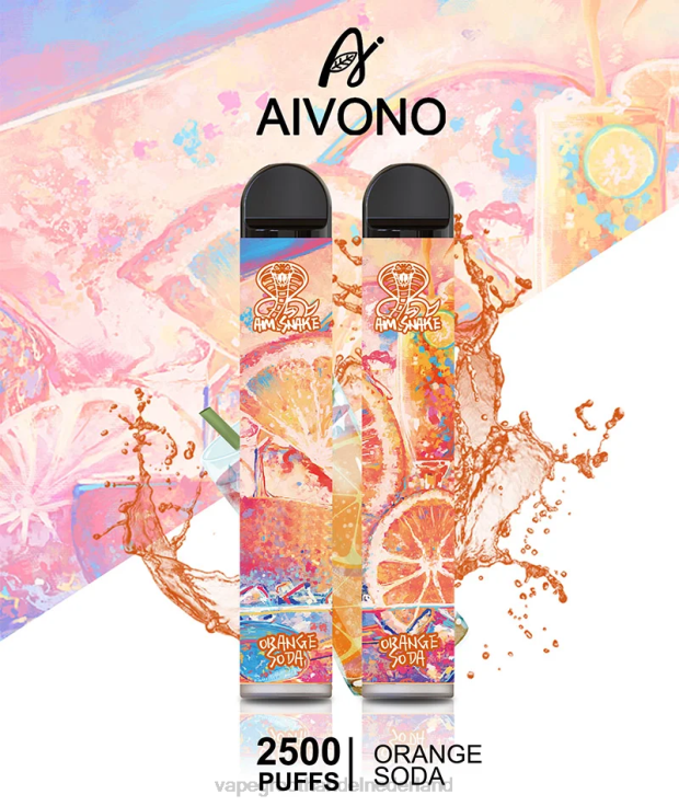 Aivono AIM SNAKE 2500 sinaasappel frisdrank - TZFB4314 Vape Groothandel Amersfoort