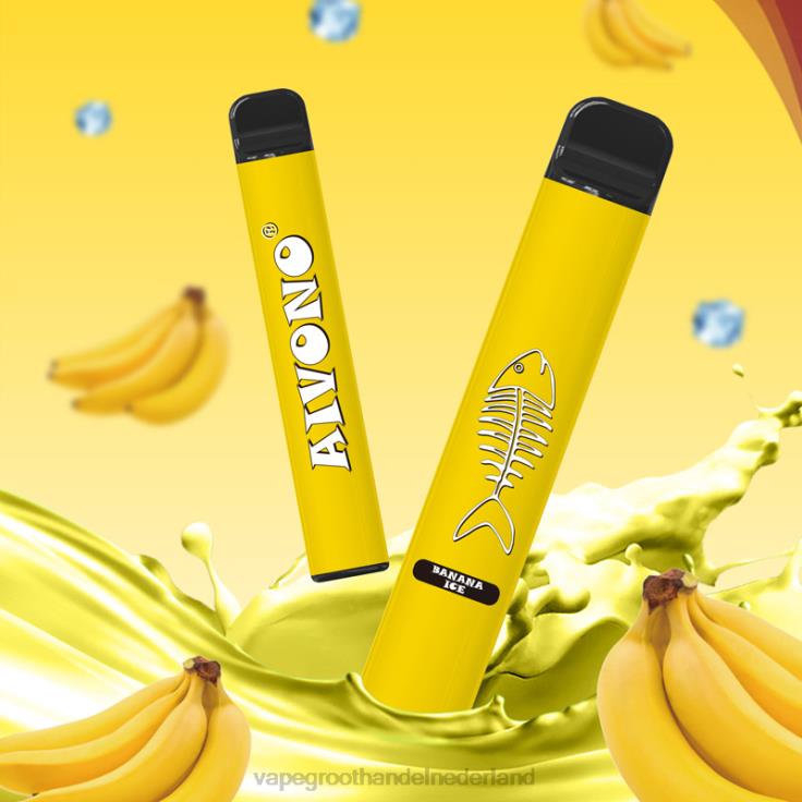 Aivono AIM FISHBONE 600 bananen ijs - TZFB4276 Vape Bestseller