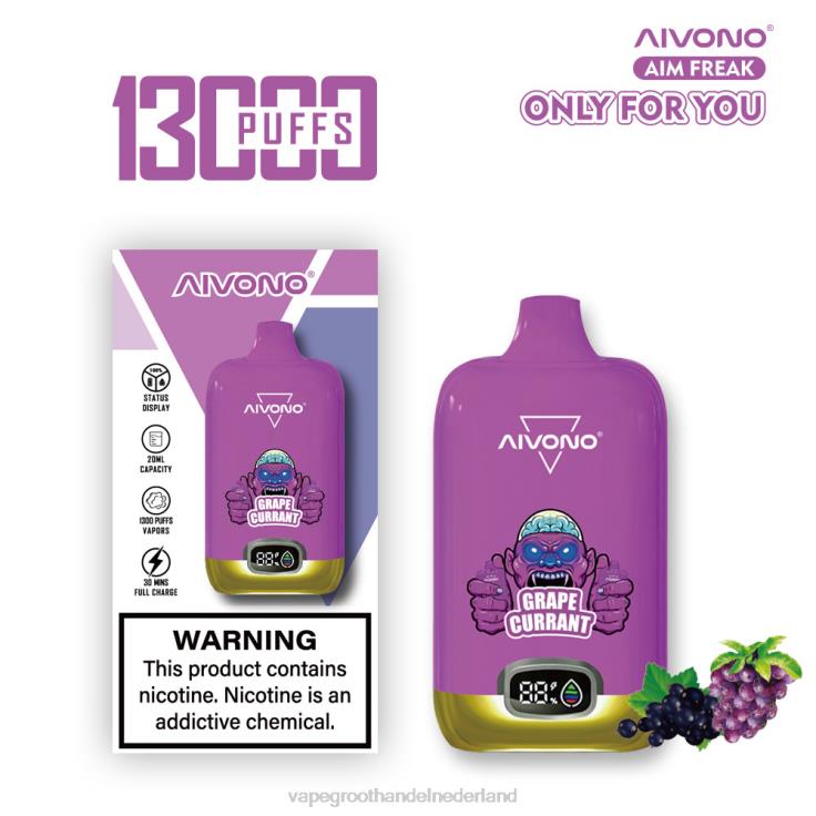 Aivono AIM FREAK 13000 druif bes - TZFB4251 Groothandel Vape Wegwerp