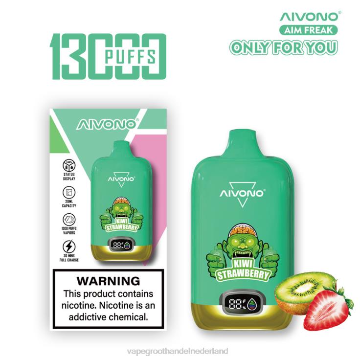 Aivono AIM FREAK 13000 kiwi-aardbei - TZFB4246 Wegwerpbaar Vape
