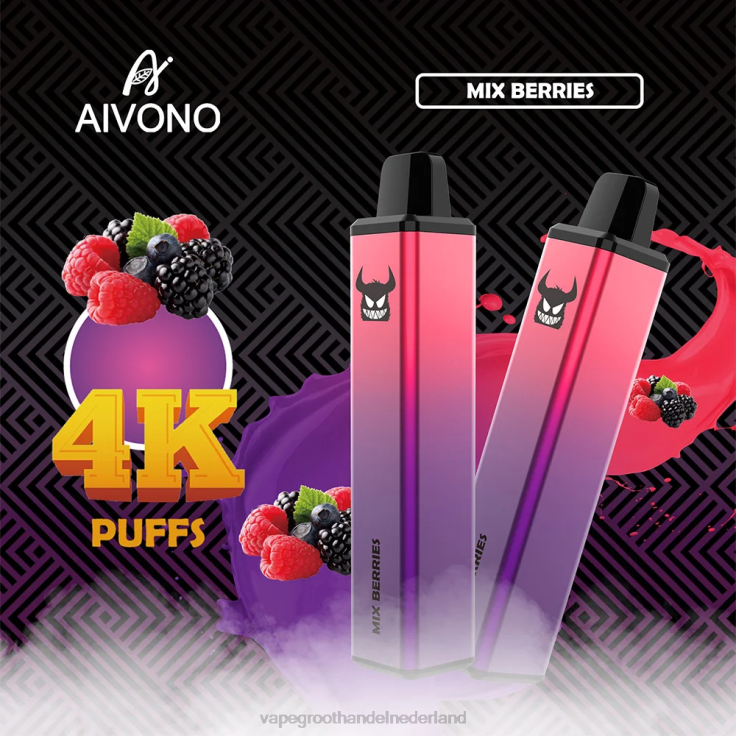 Aivono AIM FREAK 4000 gemengde bessen - TZFB4260 Vape Bestseller