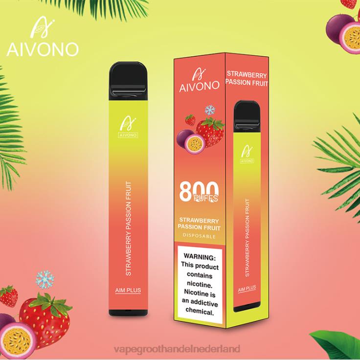 Aivono AIM PLUS 800 aardbei-passievrucht - TZFB4195 Groothandel Vape Wegwerp