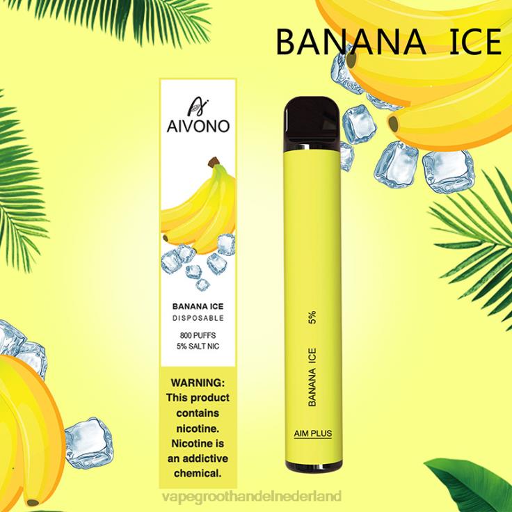 Aivono AIM PLUS 800 bananen ijs - TZFB4171 Groothandel Vape Wegwerp