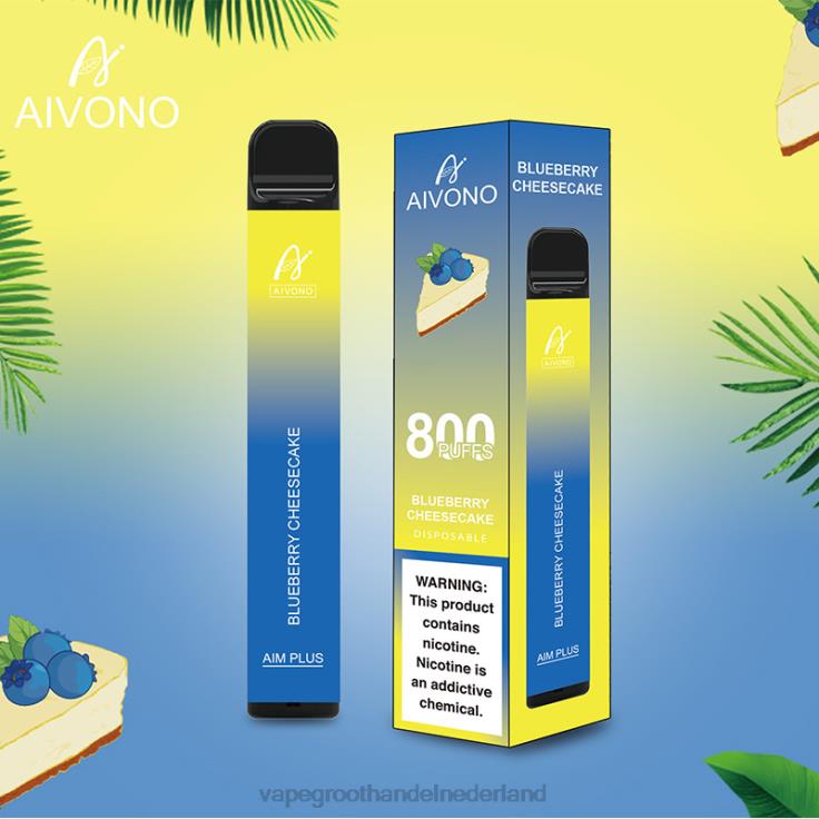 Aivono AIM PLUS 800 bosbessen-cheesecake - TZFB4174 Wegwerpbaar Vape