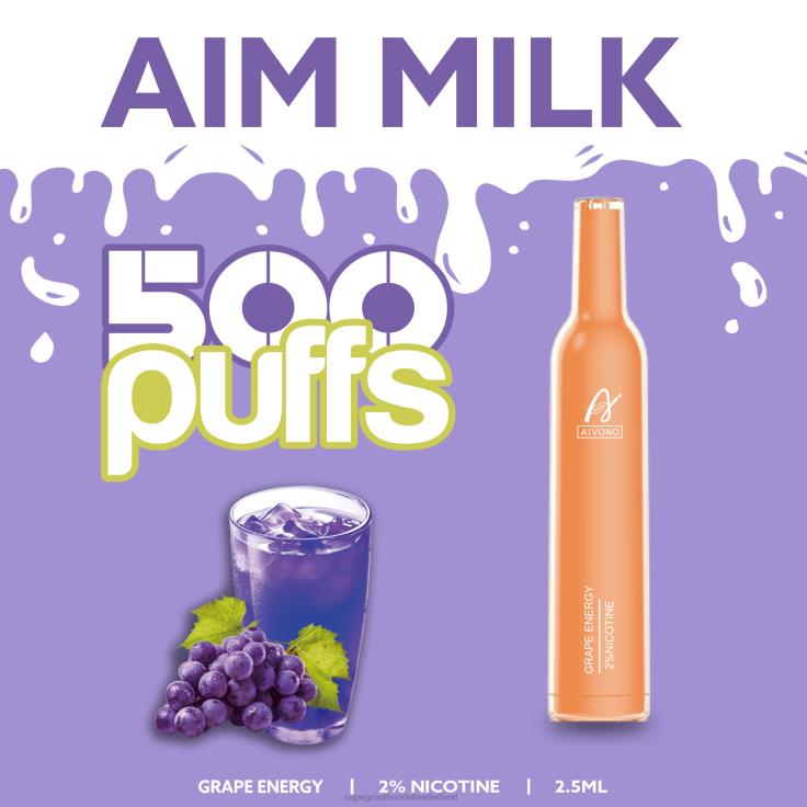 Aivono AIM MILK 500 druiven energie - TZFB4265 Vape Groothandel Nederland