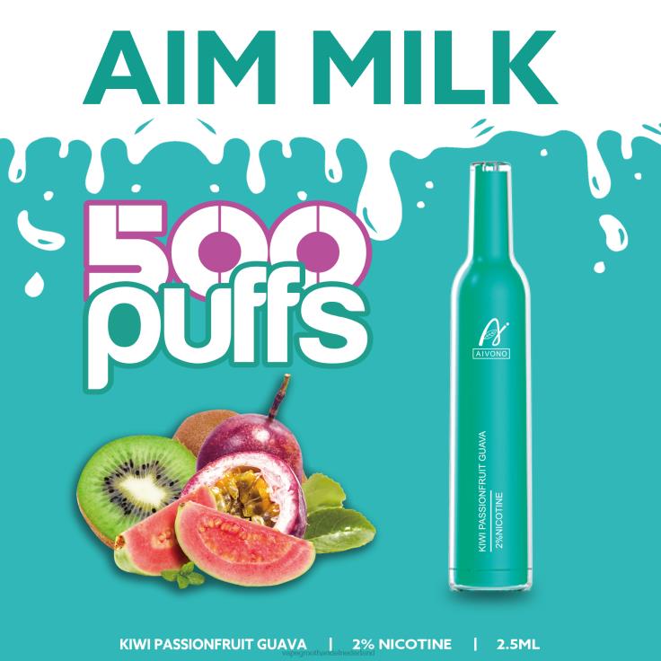 Aivono AIM MILK 500 kiwi-passievrucht-guave - TZFB4272 Vape Amsterdam