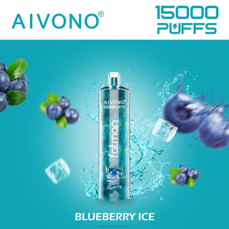Aivono FATMAN 15000 bosbessen ijs - TZFB414 Wegwerpbaar Vape