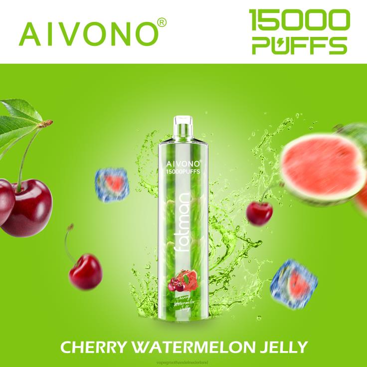 Aivono FATMAN 15000 vrolijke watermeloengelei - TZFB420 Vape Bestseller