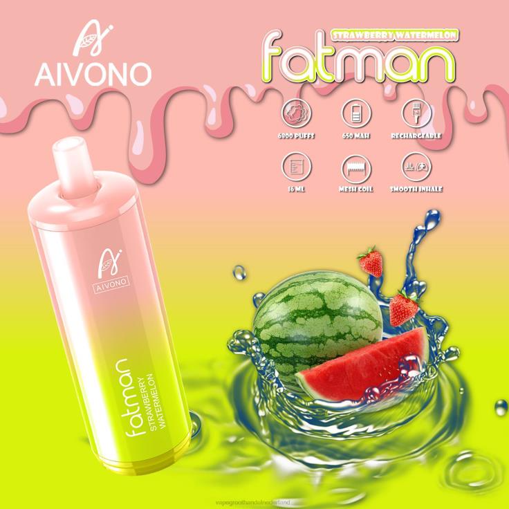 Aivono FATMAN 6800 aardbei watermeloen - TZFB430 Wegwerpbaar Vape