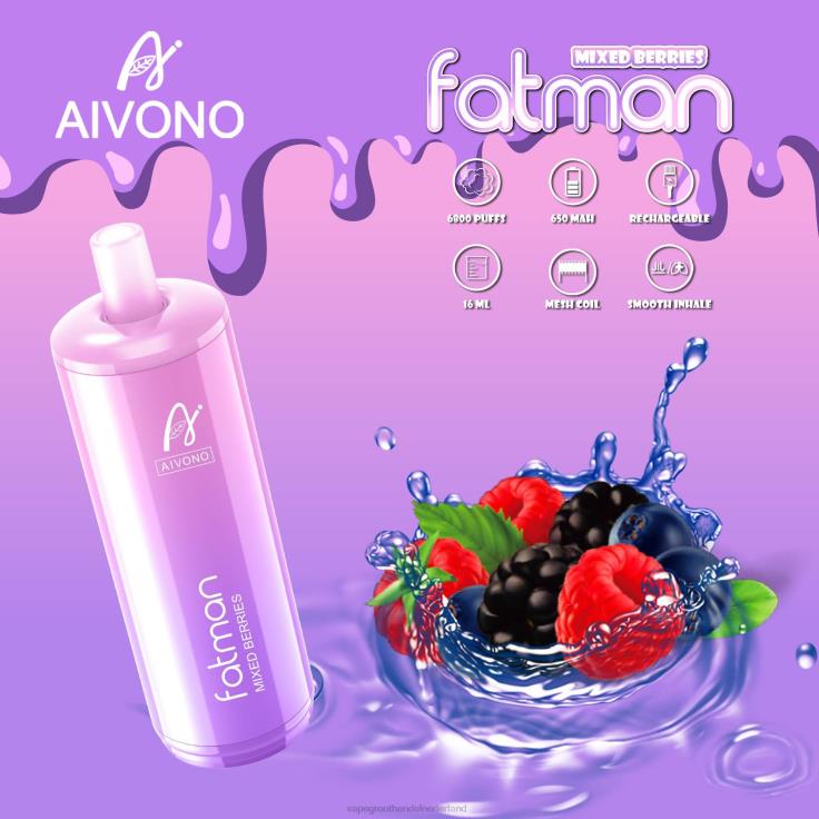 Aivono FATMAN 6800 gemengde bessen - TZFB427 Groothandel Vape Wegwerp