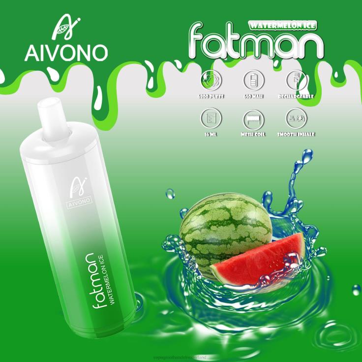 Aivono FATMAN 6800 watermeloen ijs - TZFB428 Vape Bestseller