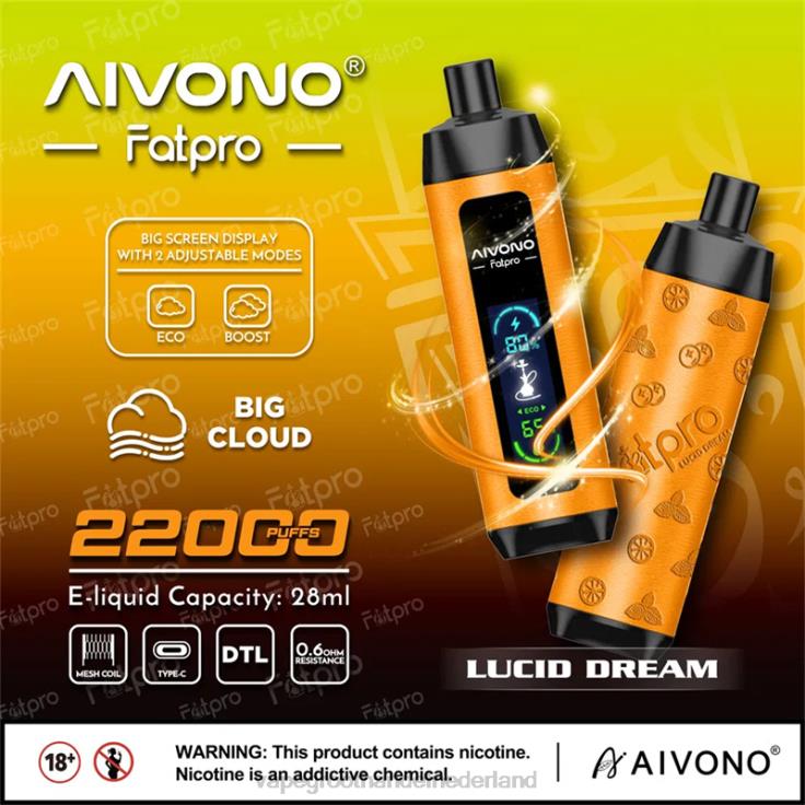 Aivono Fatpro 22000 lucide droom - TZFB47 Vape Nederland
