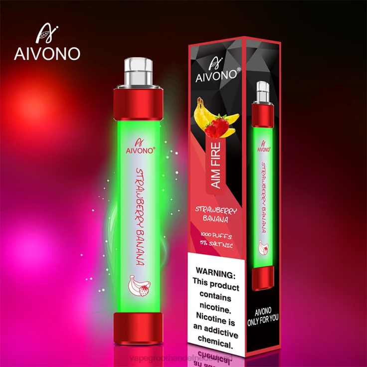 Aivono AIM FIRE 1000 aardbei banaan - TZFB4332 Vape Bestseller