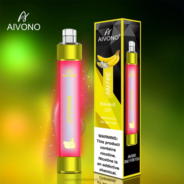 Aivono AIM FIRE 1000 bananen ijs - TZFB4324 Vape Bestseller