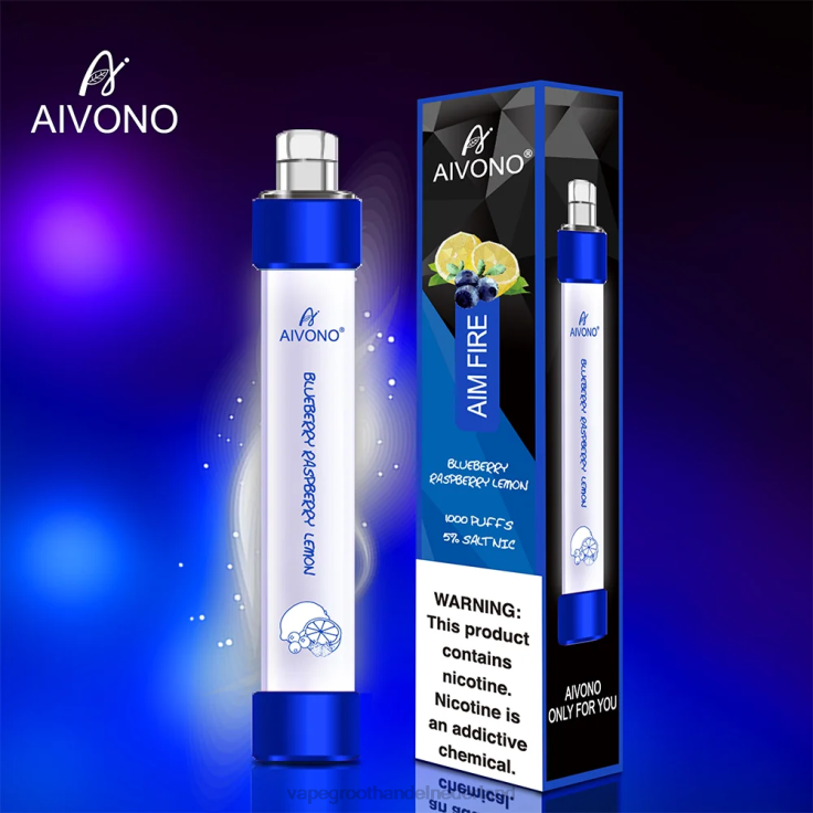 Aivono AIM FIRE 1000 bosbes framboos citroen - TZFB4327 Vape Nederland