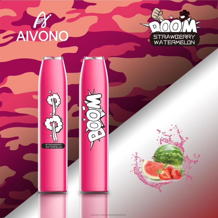 Aivono AIM BOOM 600 aardbei watermeloen - TZFB4364 Vape Bestseller
