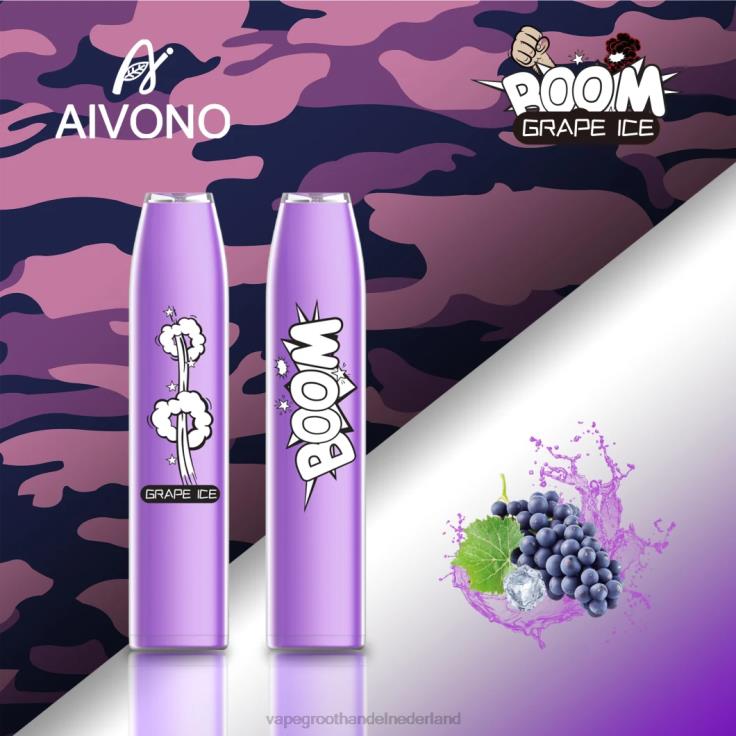 Aivono AIM BOOM 600 druiven ijs - TZFB4359 Vape Nederland