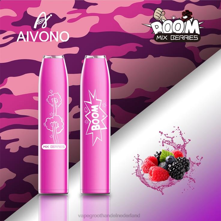 Aivono AIM BOOM 600 gemengde bessen - TZFB4361 Vape Groothandel Nederland