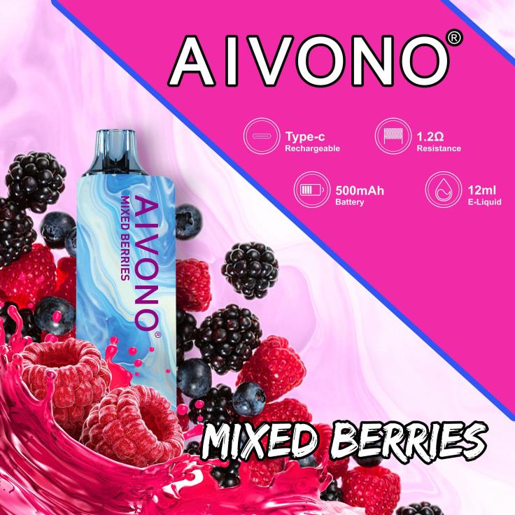 Aivono AIM GUN 7000 gemengde bessen - TZFB4111 Vape Nederland