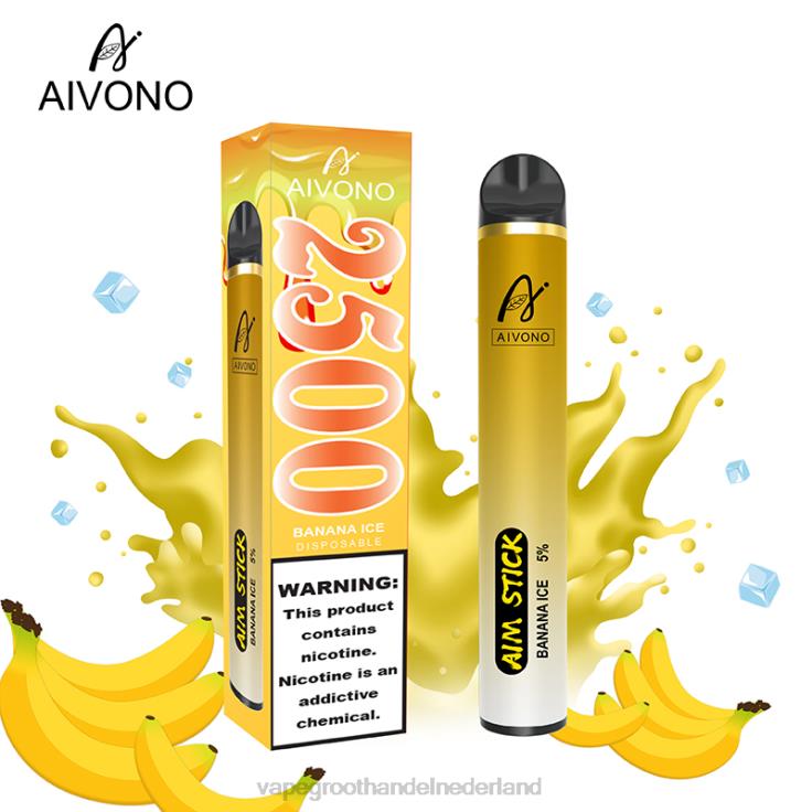 Aivono AIM STICK 2500 bananen ijs - TZFB4151 Vape Nederland