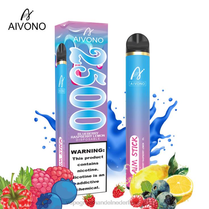 Aivono AIM STICK 2500 bosbes framboos citroen - TZFB4154 Vape Groothandel Amersfoort