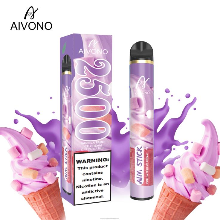 vanille-taro-ijs