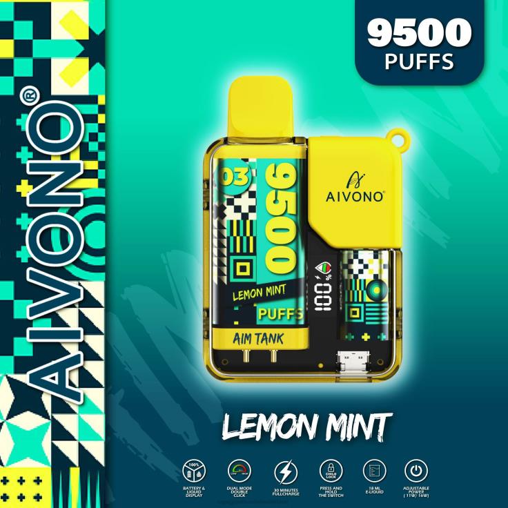 Aivono AIM TANK 9500 citroen munt - TZFB435 Groothandel Vape Wegwerp