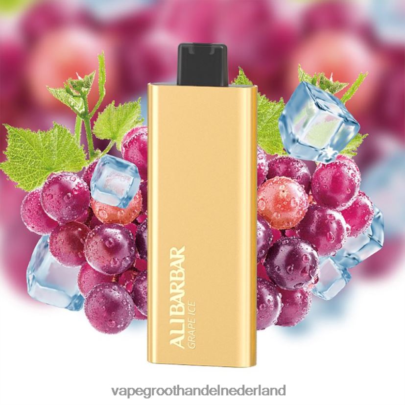 Vape Nederland 8N08XX56 Alibarbar Pandora 7000 wegwerpdamp druiven ijs