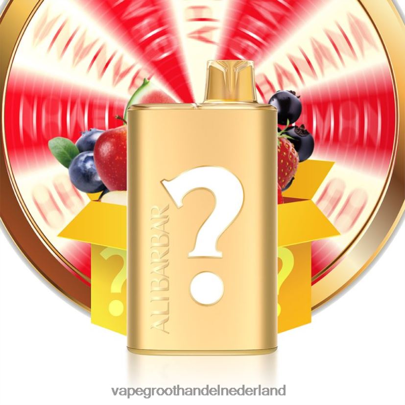 Vape Groothandel Nederland 8N08XX1 Alibarbar Rich 8000 wegwerpdamp smaak roulette