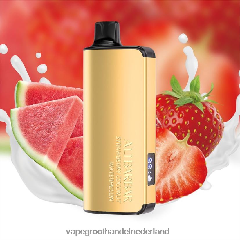 Groothandel Vape Wegwerp 8N08XX43 Alibarbar Ingot 20000 wegwerpdamp aardbei-kokos-watermeloen