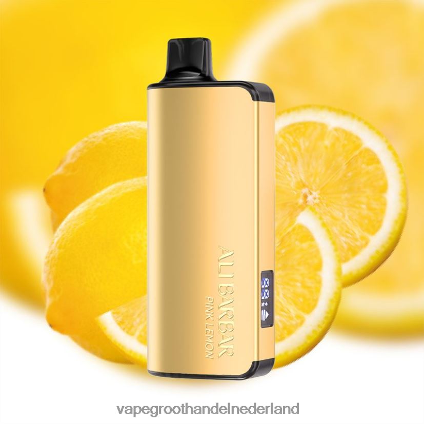 Vape Nederland 8N08XX40 Alibarbar Ingot 20000 wegwerpdamp roze citroen